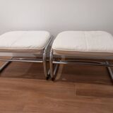 Pair of 1970s Bauhaus style footstools