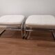 Paire de repose-pieds style Bauhaus des années 1970