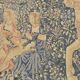 Noble Amazon Museum Tapestry, Hand-Printed Medieval Motif