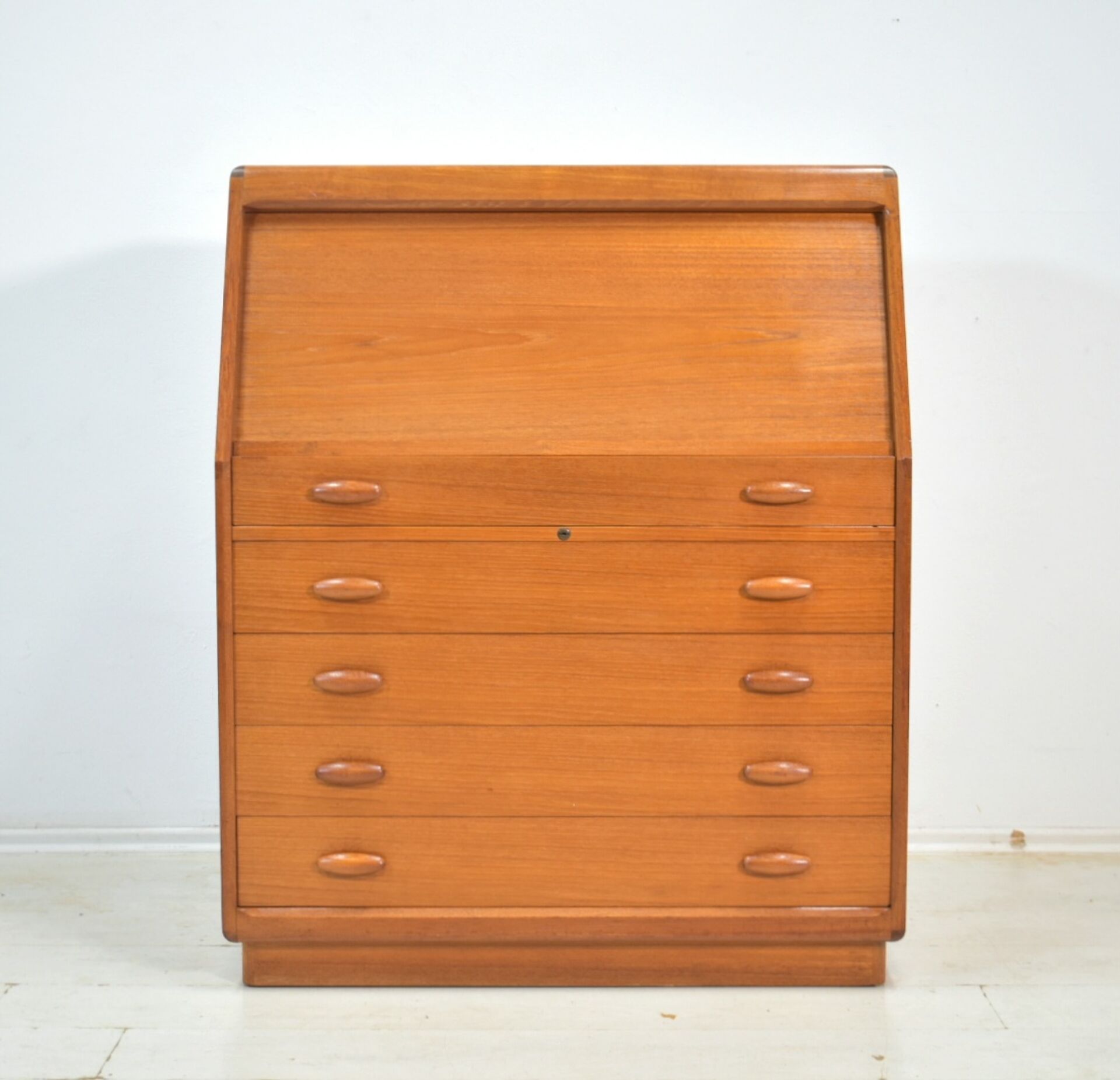 Teak Secretary by Dyrlund denmark 1960s desk Vintage Mid Century 