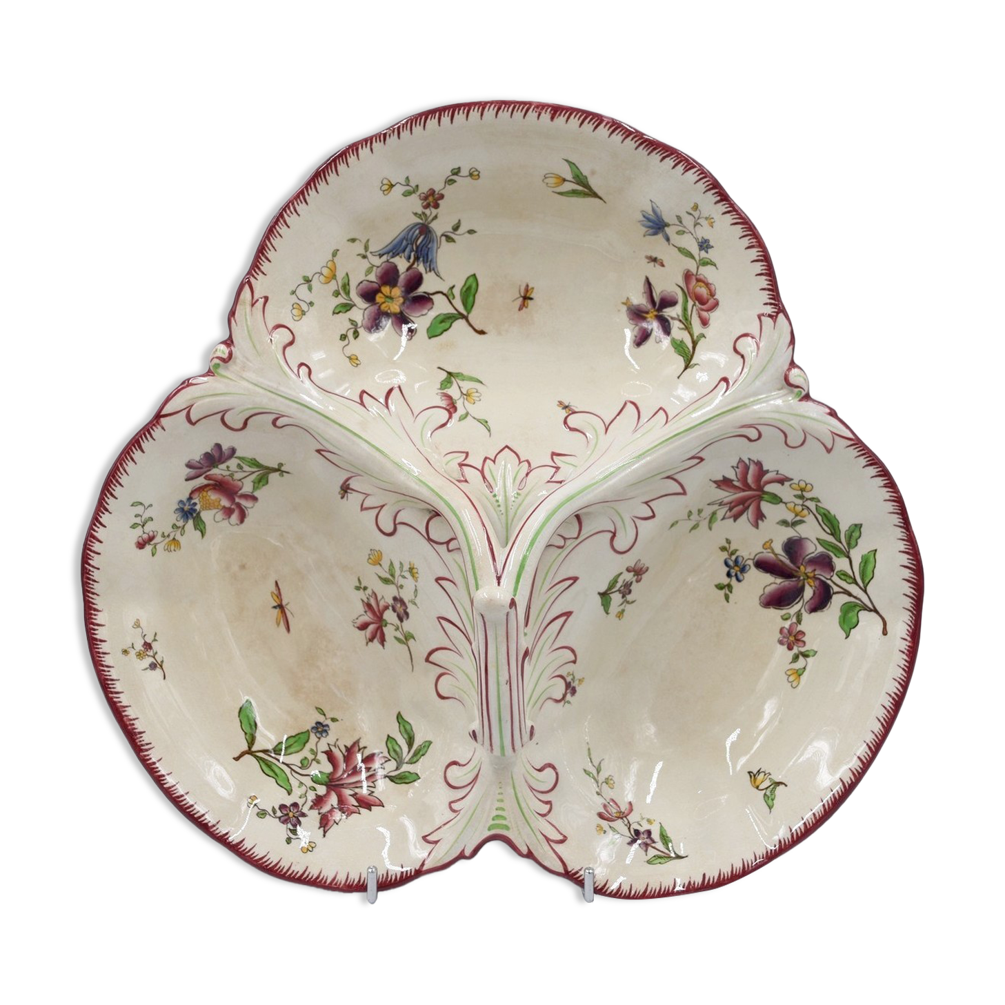 Beggar dish in earthenware from Sarreguemines U&C décor Strasbourg