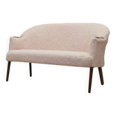 Cream sofa, Danish design, 1970s, production: Denmark