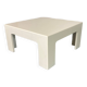 Table Basse Blanche Space Age par 1970s