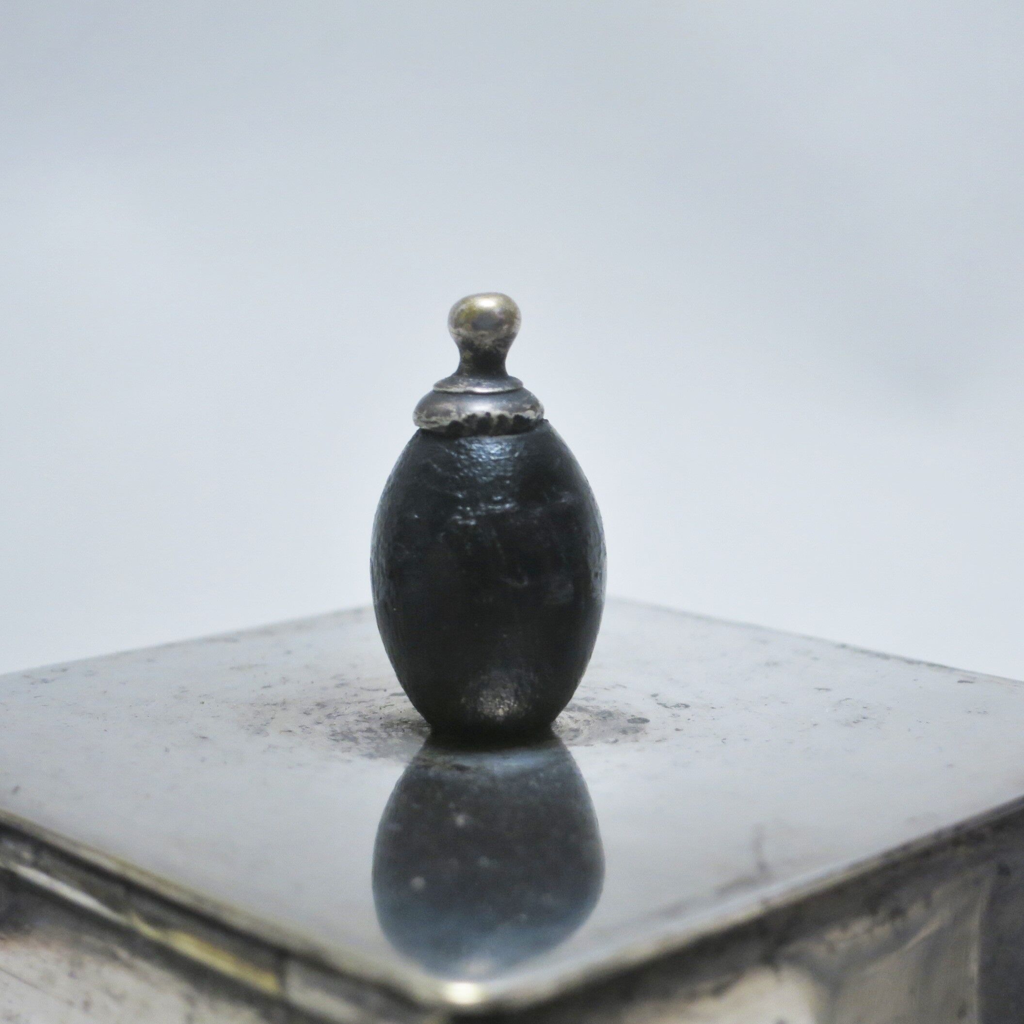 Art Deco coffee service in silver metal