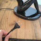 Vintage opaline lamp in art deco style