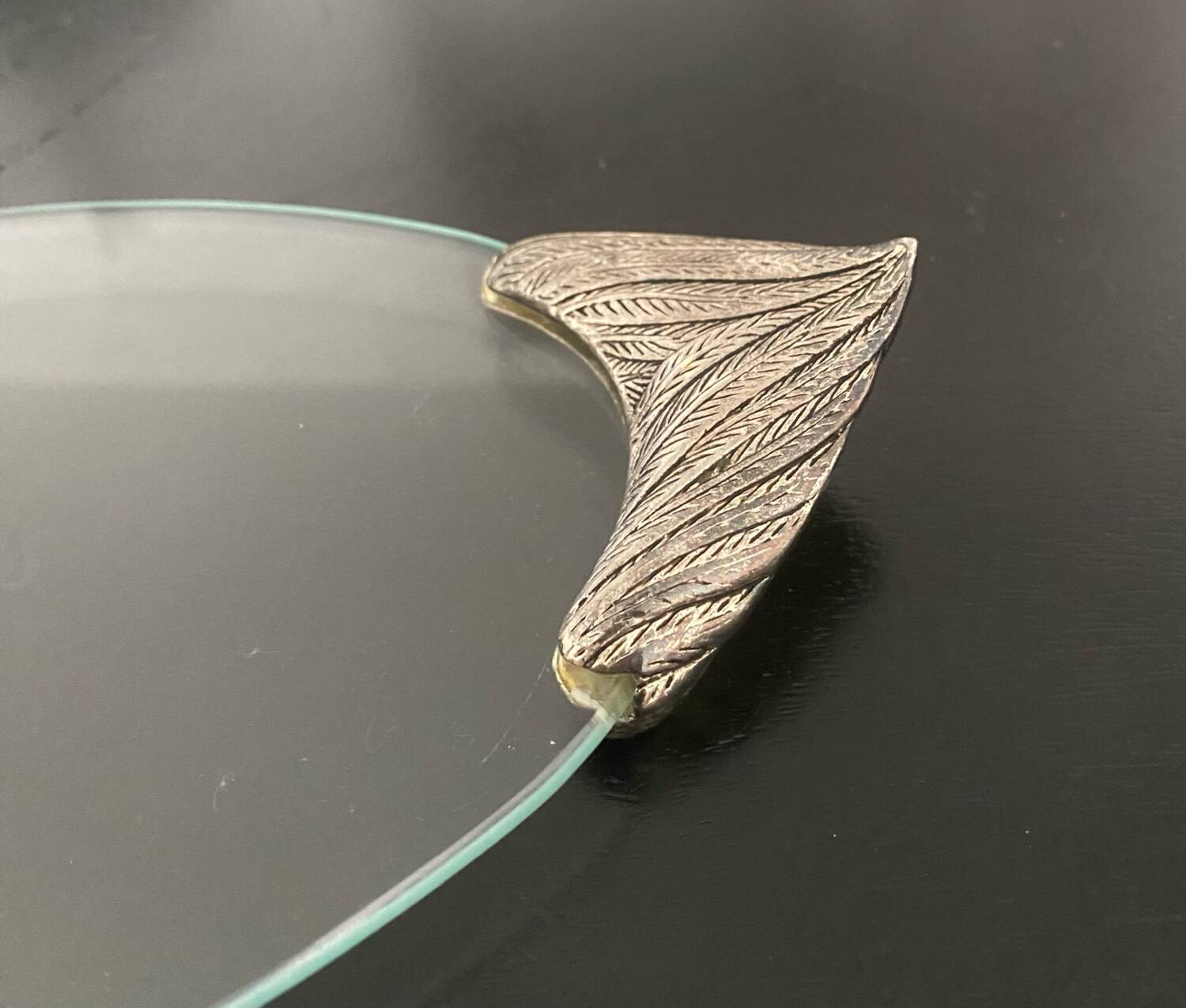 1 Foie gras serving dish and its shovel