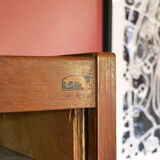 Notary triple curtain cabinet