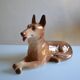 Wolf Dog German Shepherd Ceramic Saint Clément L 39 cm H 26 cm
