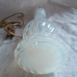 Old twisted anise glass table lamp