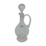 Bohemian crystal wine carafe