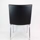 Kastrup chairs  In Black leather, Model CH401 By Hans J. Wegner  Made By Carl Hansen & Søn