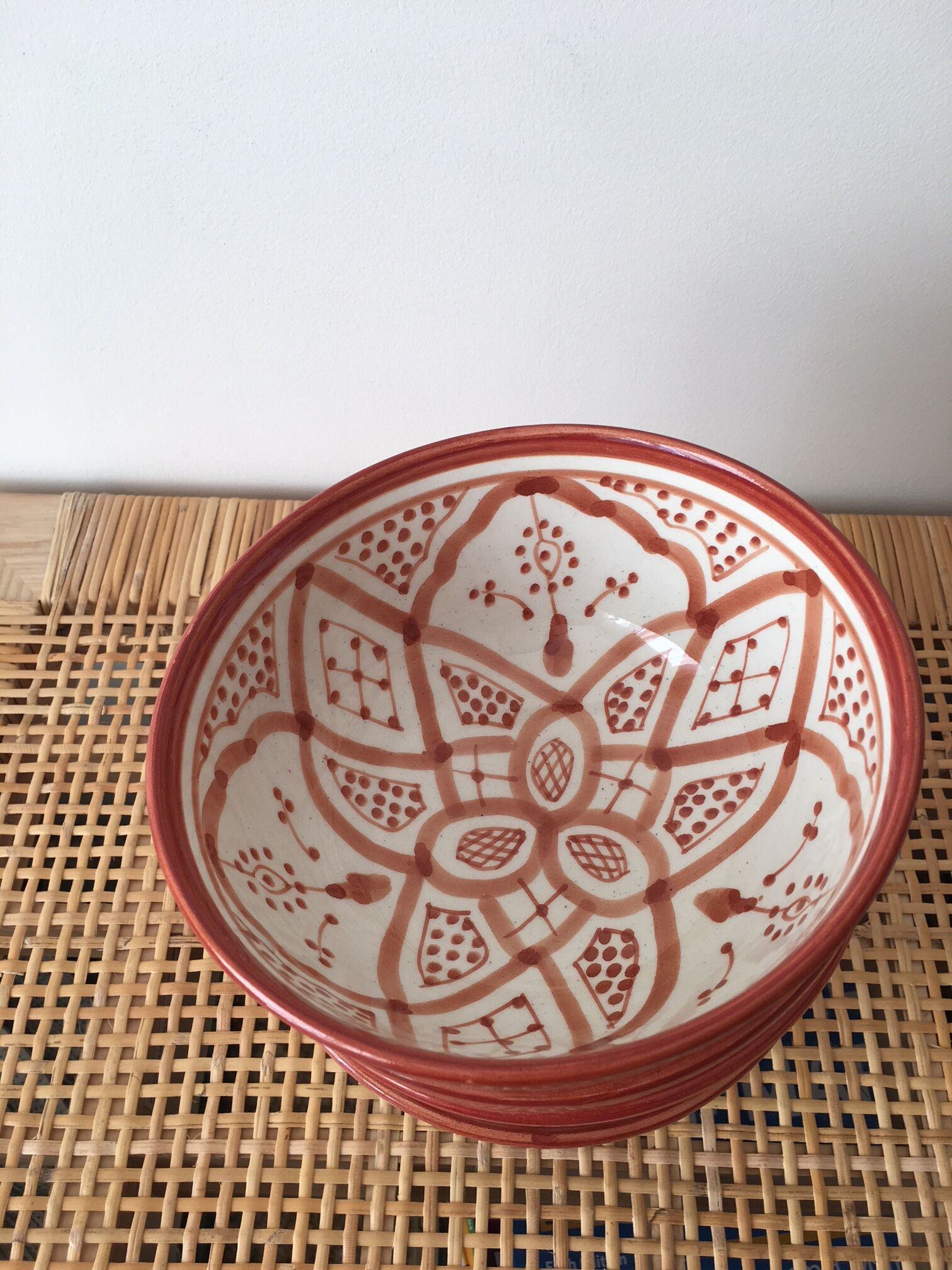 Bos / Moroccan ceramic saladiers terracota