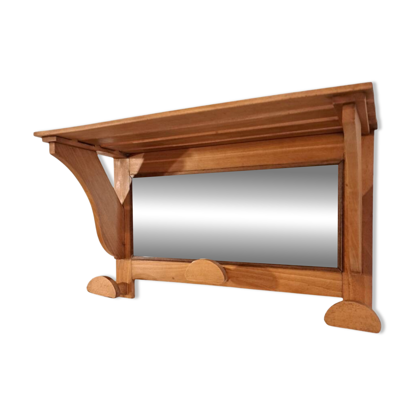 Vintage 1950s wall coat rack