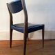 Lot de six chaises Scandinave en teck vintage 1960