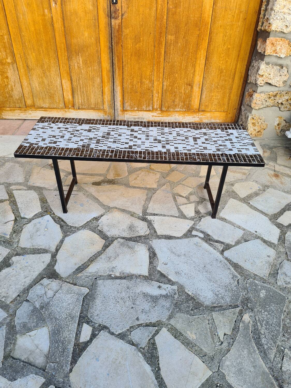 Vintage ceramic coffee table