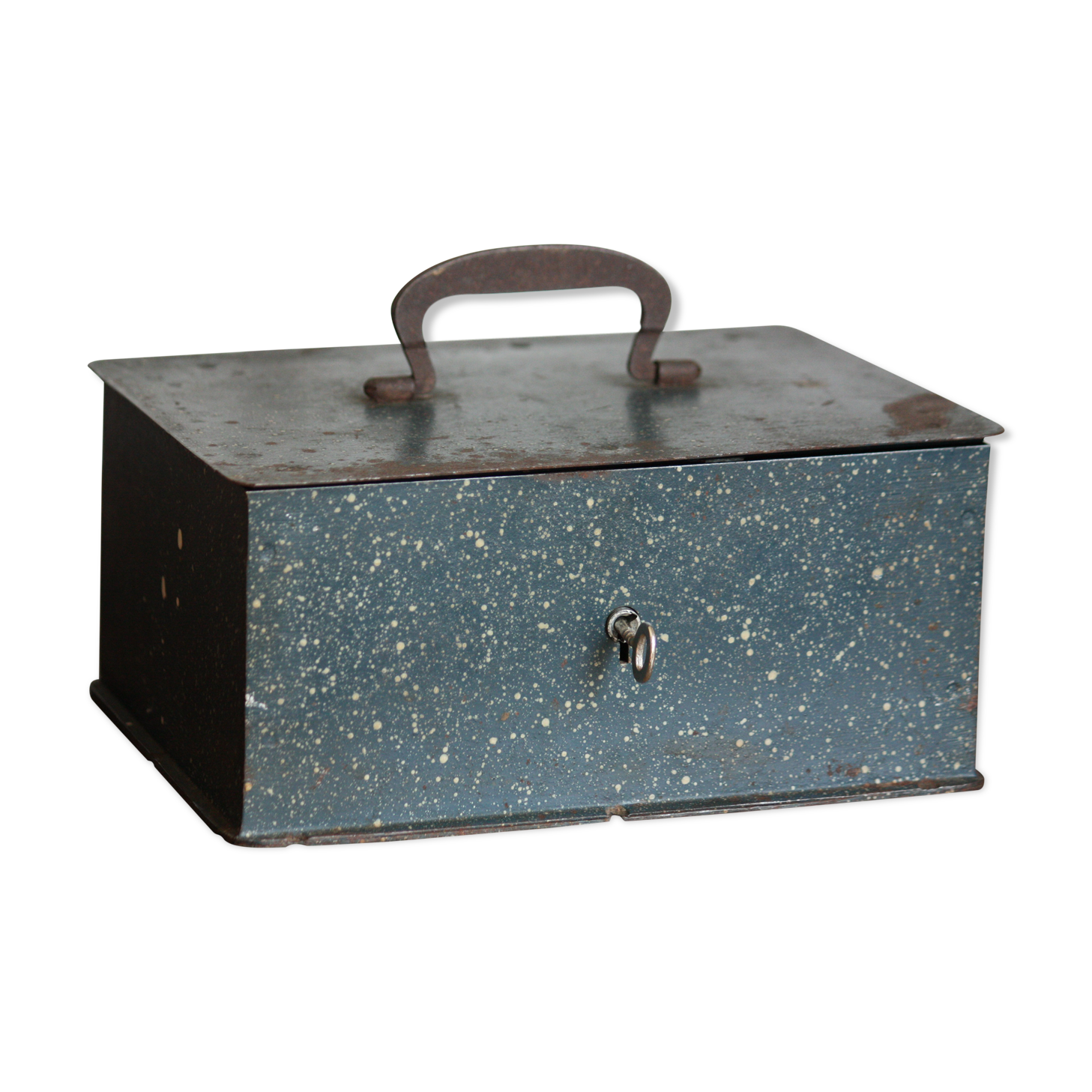 Blue metal case