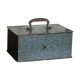Caisse métal bleu