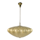 Lampe suspendue en forme de cocon OVNI du milieu du siècle avec laiton dans le style d'Achille Castiglioni, années 1960