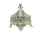 Bonbonnière, Art Nouveau, laiton argenté, Allemagne, début du 20e siècle