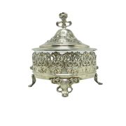 Bonbonniere, Art Nouveau, silver-plated brass, Germany, early 20th century