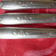 Series of 12 antique silver metal knives in their box