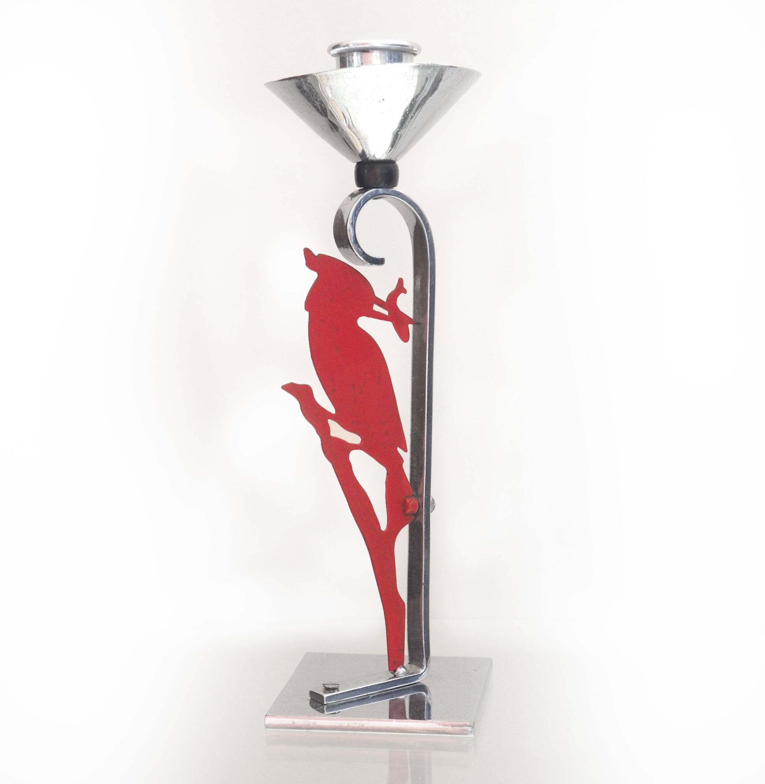 Kingfisher candlestick, 1940s