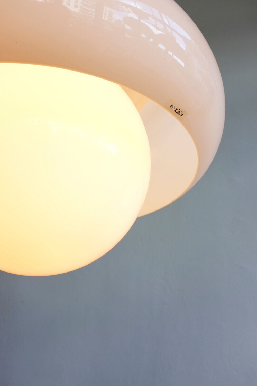 Space Age Guzzini hanging lamp by Meblo, 1970