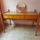 Coiffeuse vintage avec miroir Gautier