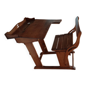 pupitre d'écolier ancien