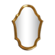 Baroque mirror frame gilded plaster wood, 33x22 cm
