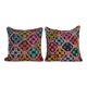 Set of 2 vintage kilim cushion covers 48x51 cm
