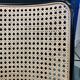 Chaise cannage bois noir caviar