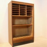 Dutch Library Office Storage Cabinet with Sliding Door