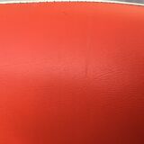 Orange tulip foot armchair