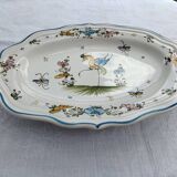 French earthenware dish from Moustiers