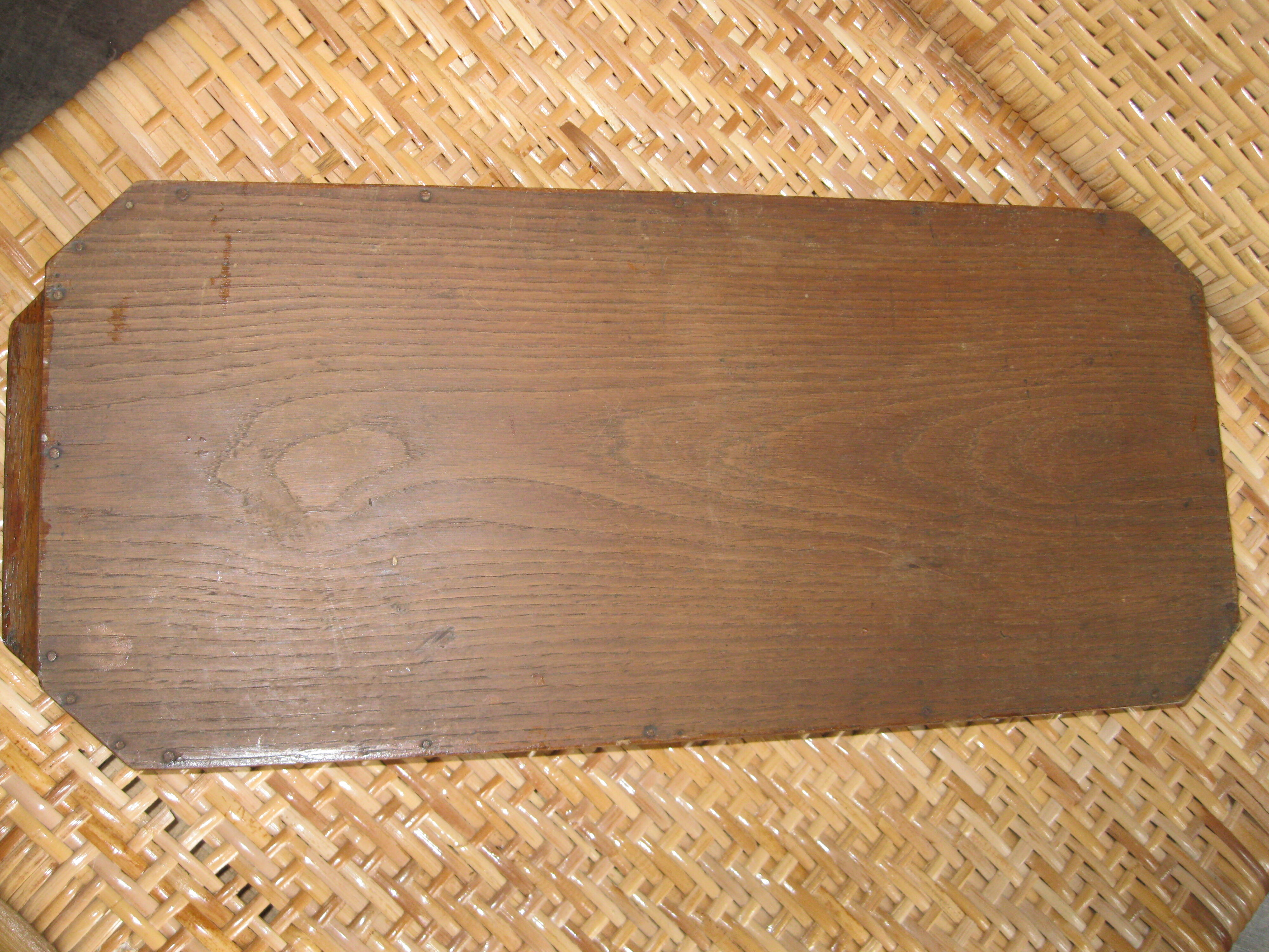 Wooden wooden art deco painted flowers