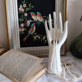 Vintage hand-shaped soliflore ring sizer