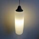 Suspension vintage "Tube" opaline blanche