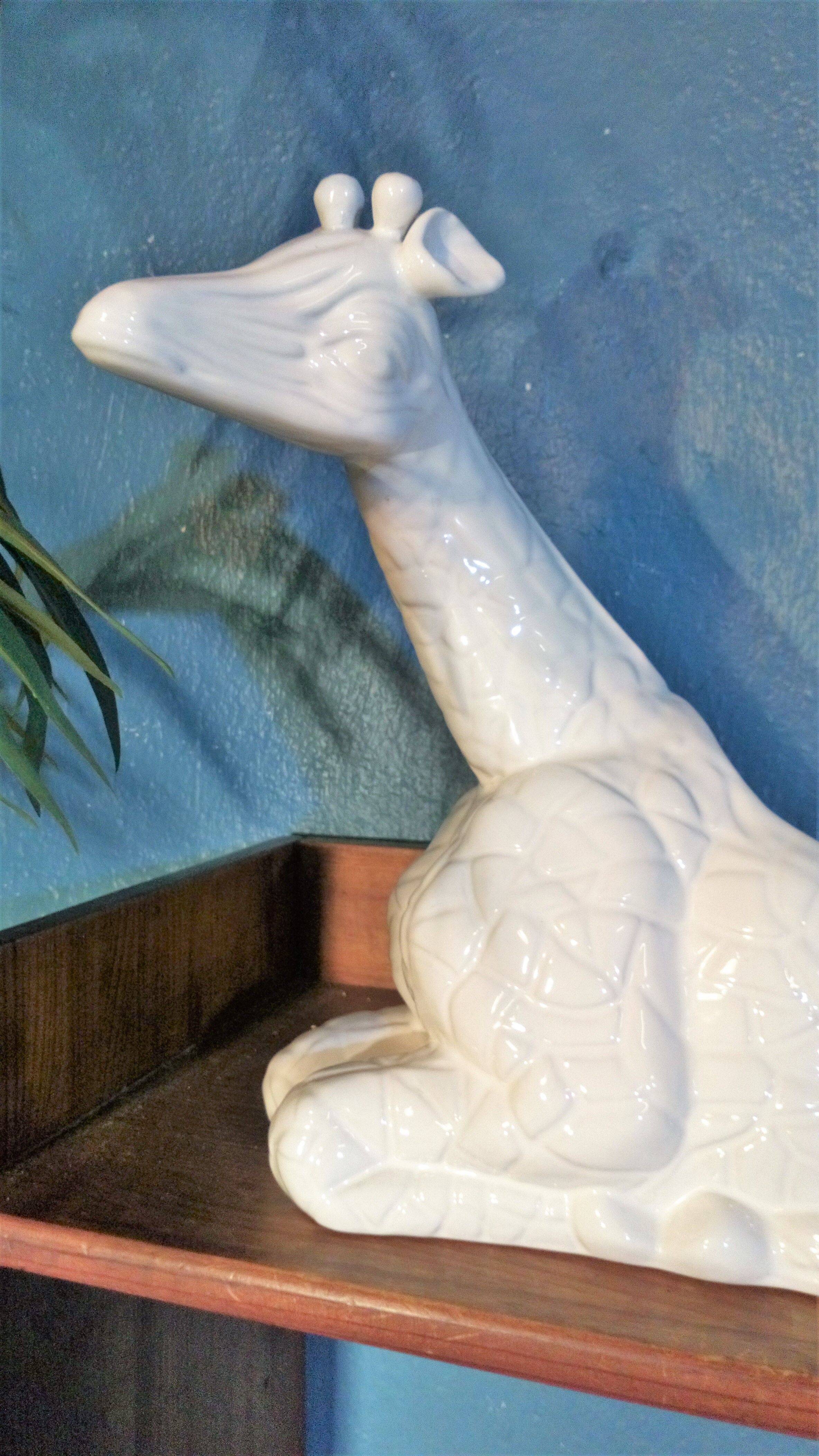 Cache pot céramique "Girafe" 1980