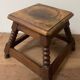 Walnut stool Louis XIII style nineteenth century