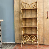Vintage rattan shelf