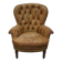Vintage Dutch Club Chair in Cognac Colored Leather