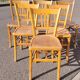 Series of 6 old vintage bistro chairs - 1950s