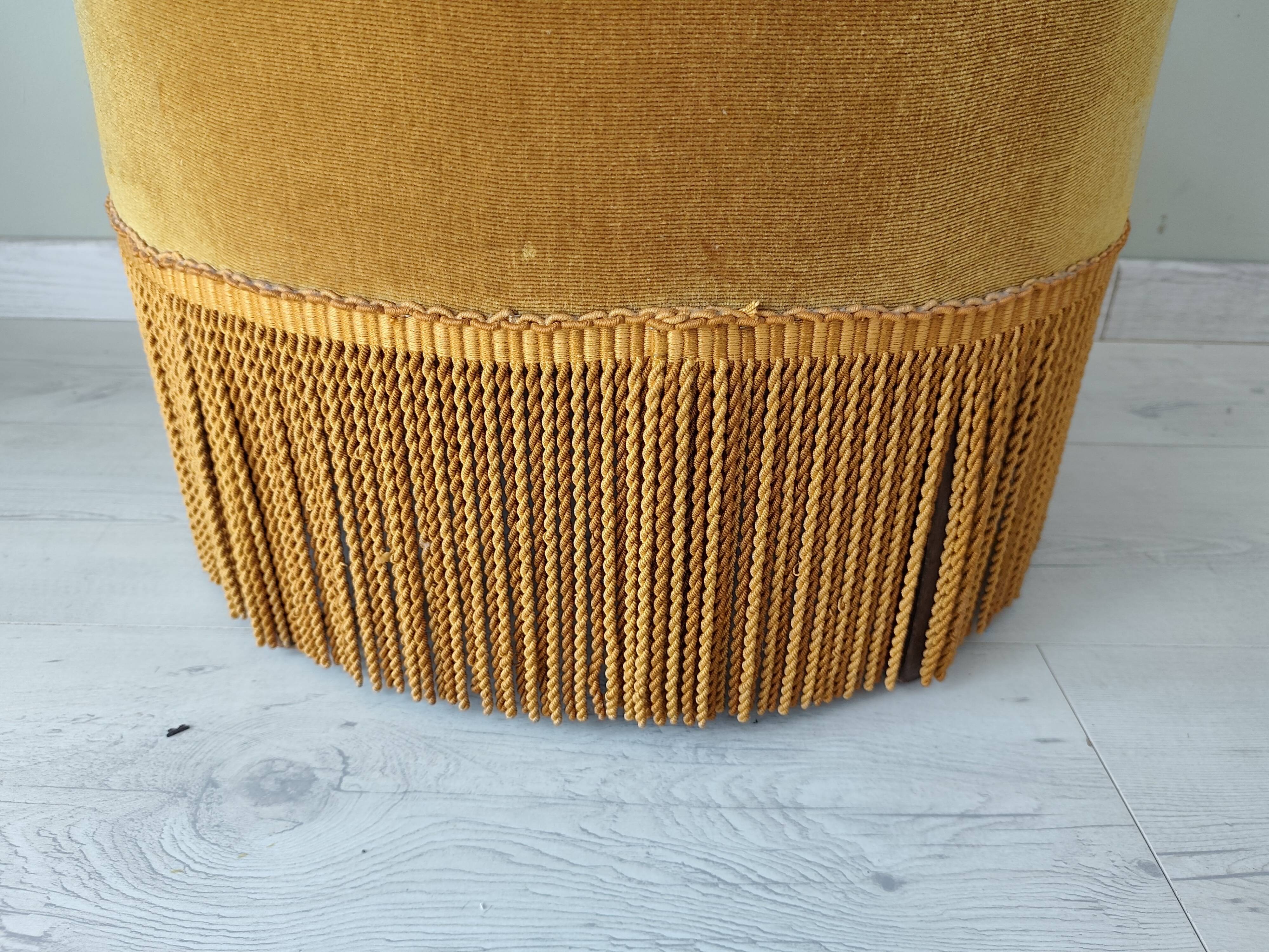 Vintage ochre armchair
