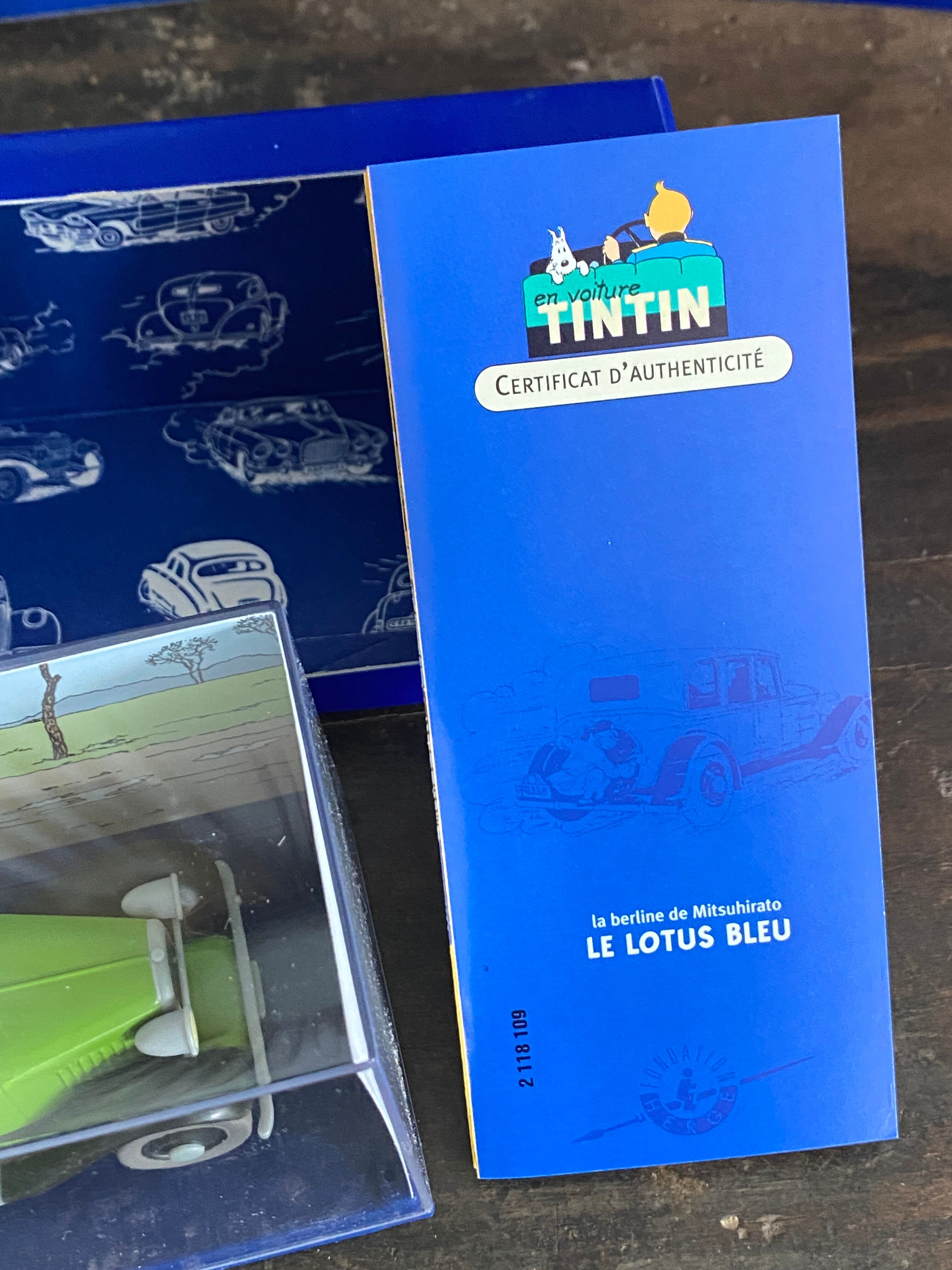 Classic cars "en voiture tintin" atlas edition