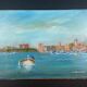 Marine, The arrival of the fisherman, Mediterranean, signed Brémond oil on canvas