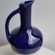 Blue and white pitcher