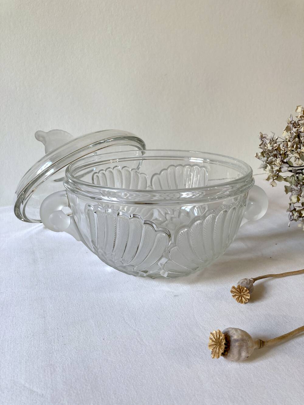 Crystal soup tureen Walther Glas Germany, 1970s-1980s