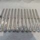 12 fruit knives 950 silver Minerva Louis XVI style wheat ear Turron