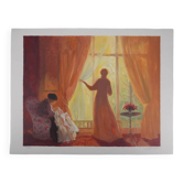 Yvonne CHEFFER DELOUIS: Orange Interior, original signed lithograph